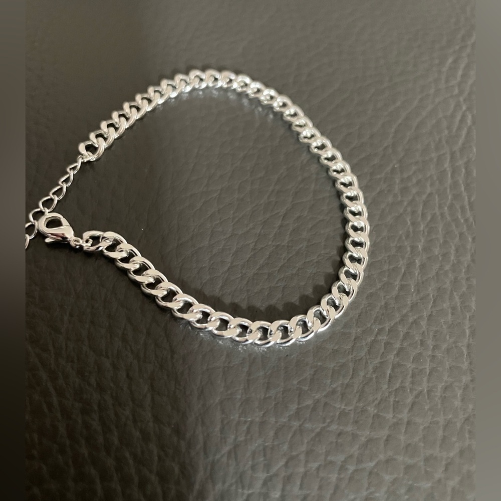 Sterling Silver Chain Bracelet unisex - Picture 3 of 7